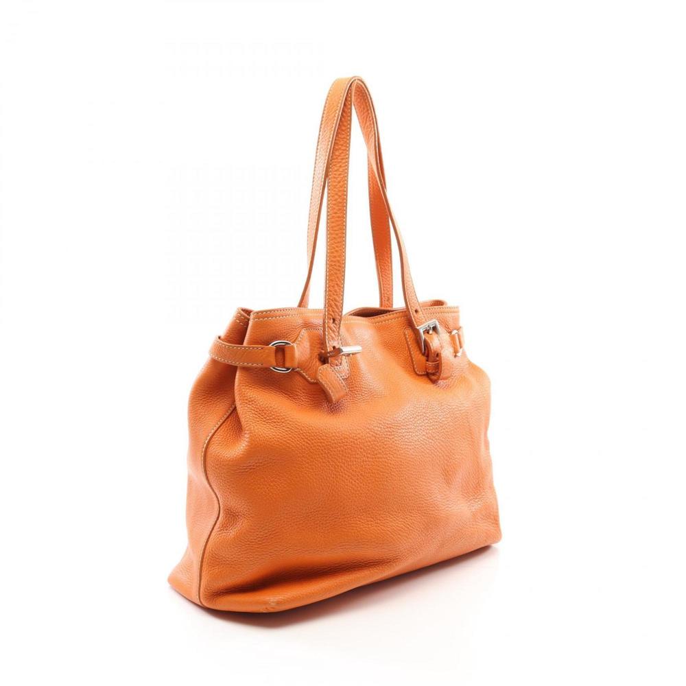 PRADA Tote bag leather women's orange - Picture 3 of 10